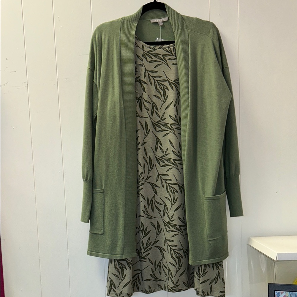 Cyrus Sage Green Sweater + Dress